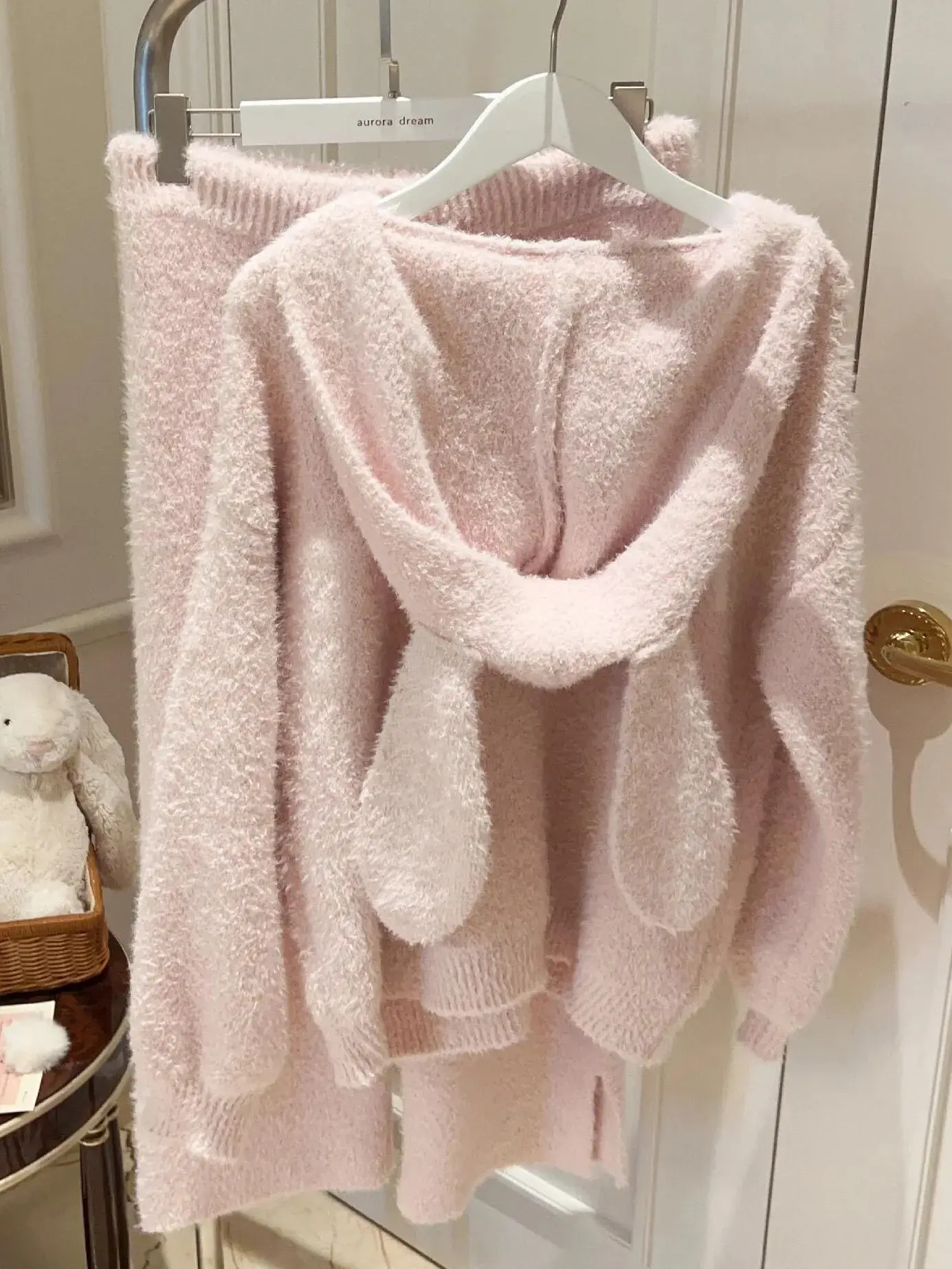 Ensemble maison fille oxygène oreilles de lapin