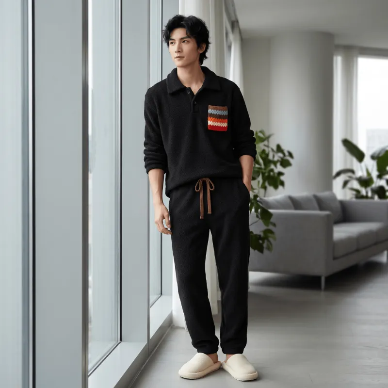 Pyjamas en polaire pour hommes